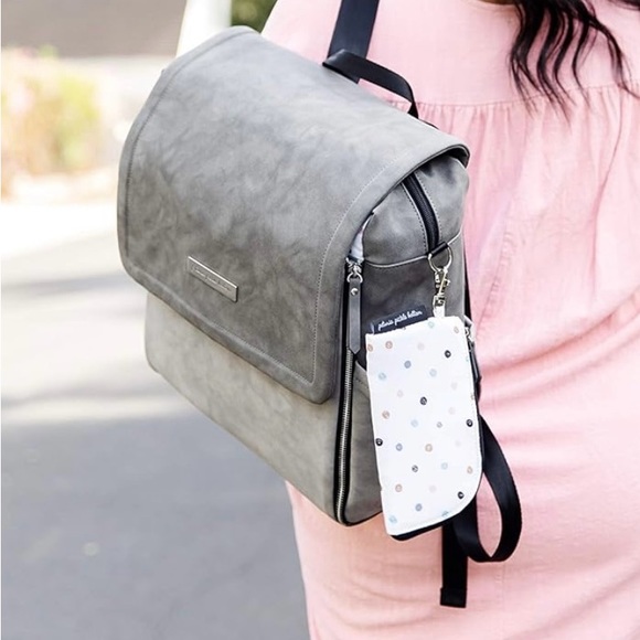 Petunia Pickle Bottom Boxy Backpack Diaper Bag Pewter...